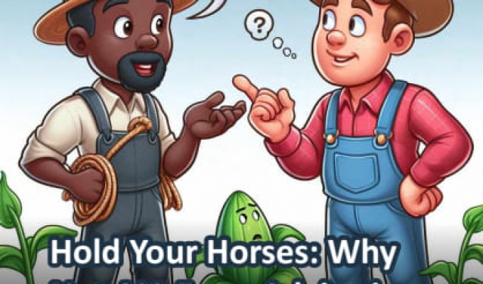 Hold Your Horses Why Not ALL Farm Advice is Good Advice